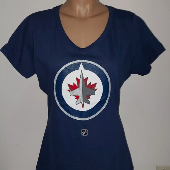 Fanatics DUSTIN BYFUGLIEN #33 Winnipeg Jets Womens T-Shirt - Picture 1 of 4